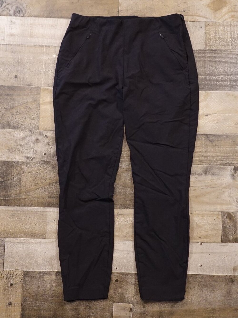 Duluth Trading Flexcellent Skinny‎ Ankle Pants Women’s 8 Short Black Workwear